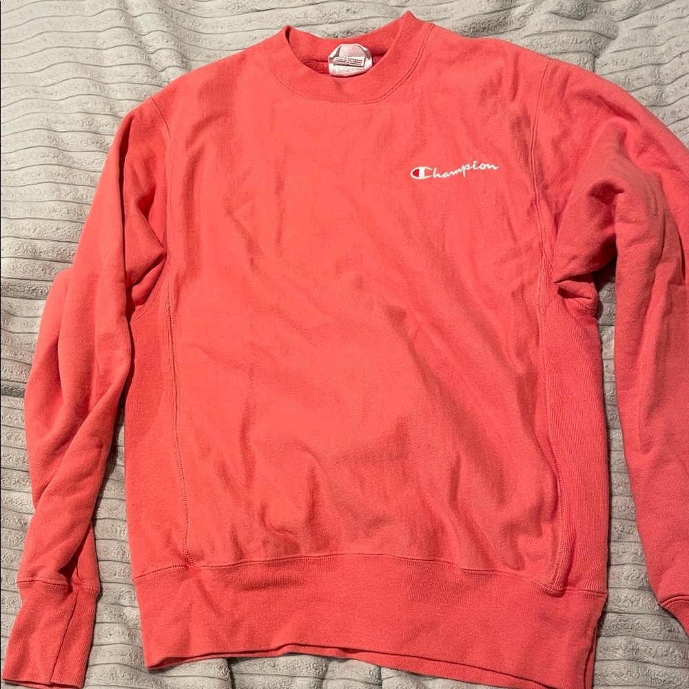 Champion Women's Coral Crewneck Sweater